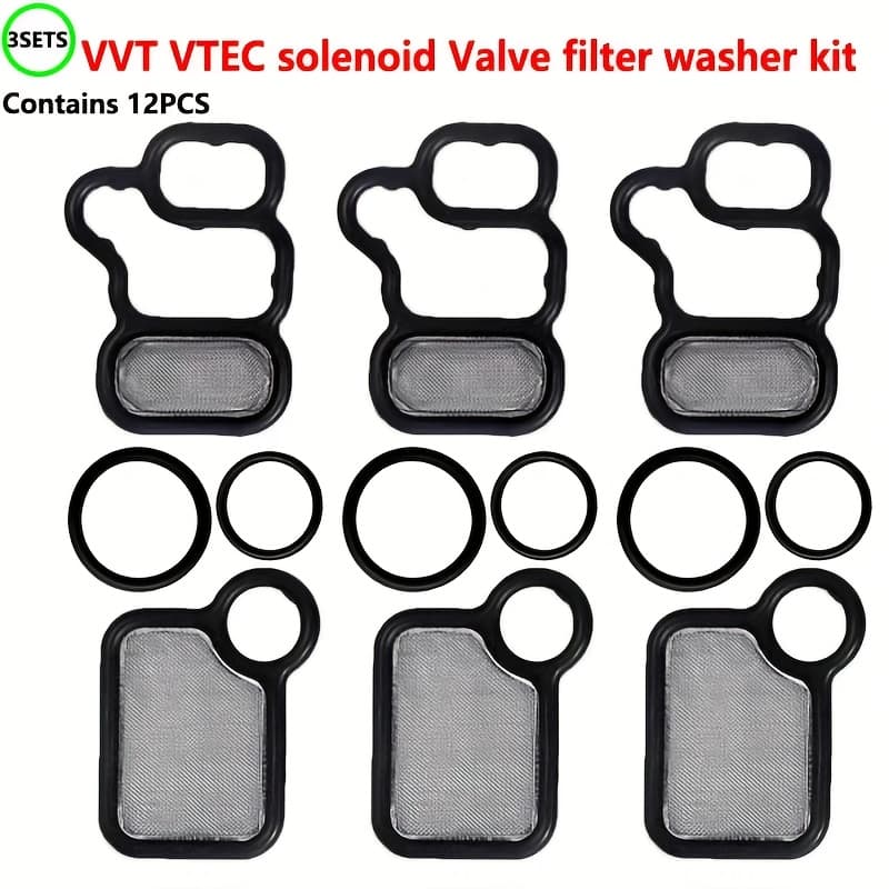 TEMU 917-176 Vvt Solenoid Valve Filter Gasket For Accord Element, For Rdx Rsx Tsx 2002-2015 15815-raa-a02, 15855-raa-a01, 91319-paa-a01, 1 Set Or 3 Sets