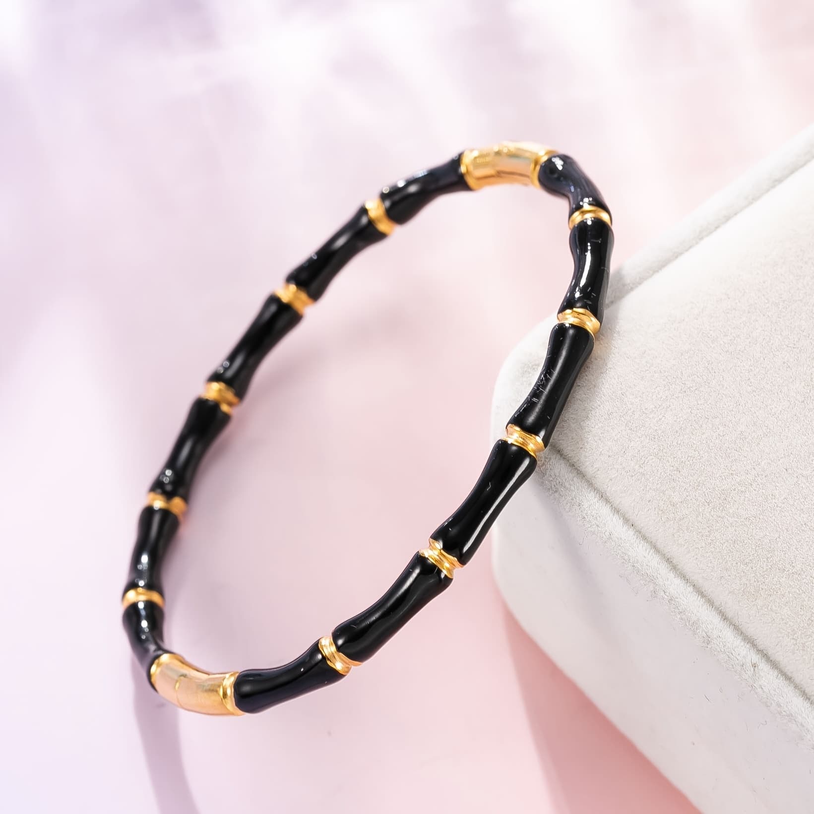 TEMU 1pc Stainless Steel High-quality 304l Material Joint Bracelet, Bohemian Style Suitable For Ladies' Daily Wear, Parties, Holidays, Gifts