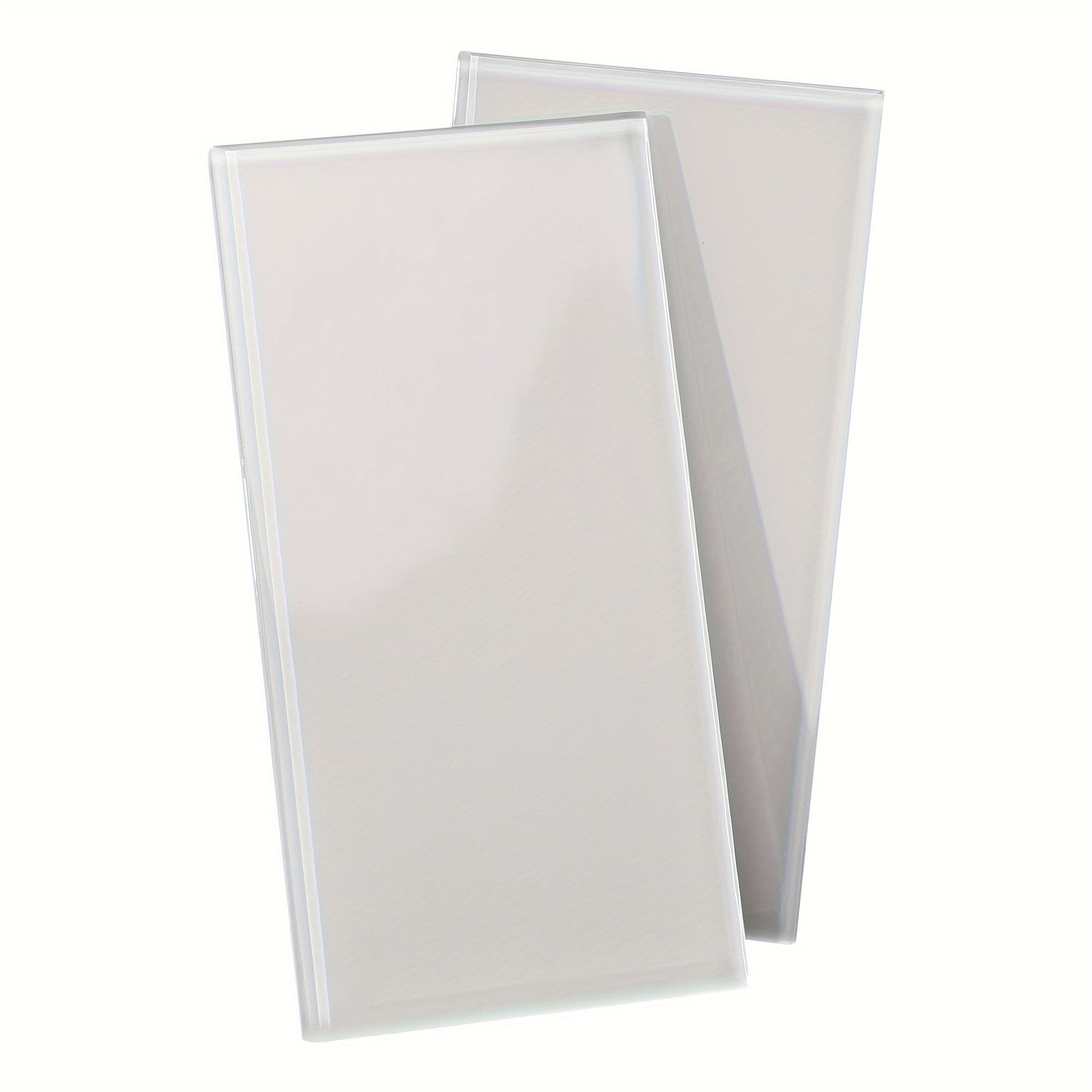 TEMU 32pcs Glass Backsplash Tiles, 3" X 6" Peel And Stick White Backsplash Tiles For Kitchen Or Bathroom