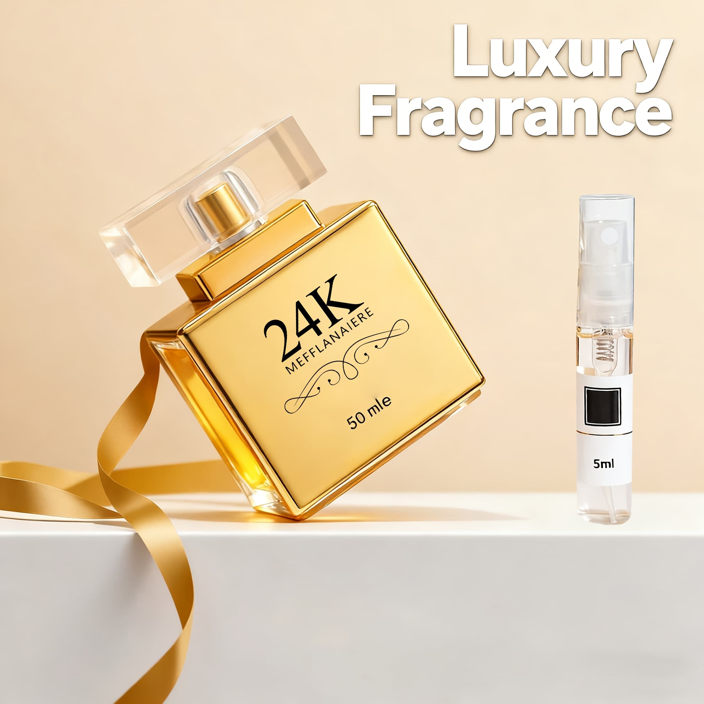 TEMU 1.7oz & 5ml Eau De Toilette - Women' Fragrance Suitable For Daily Wear & Evening Parties, Long-lasting Scent Gift, Portable For Travel, Formaldehyde-free Luxury Liquid