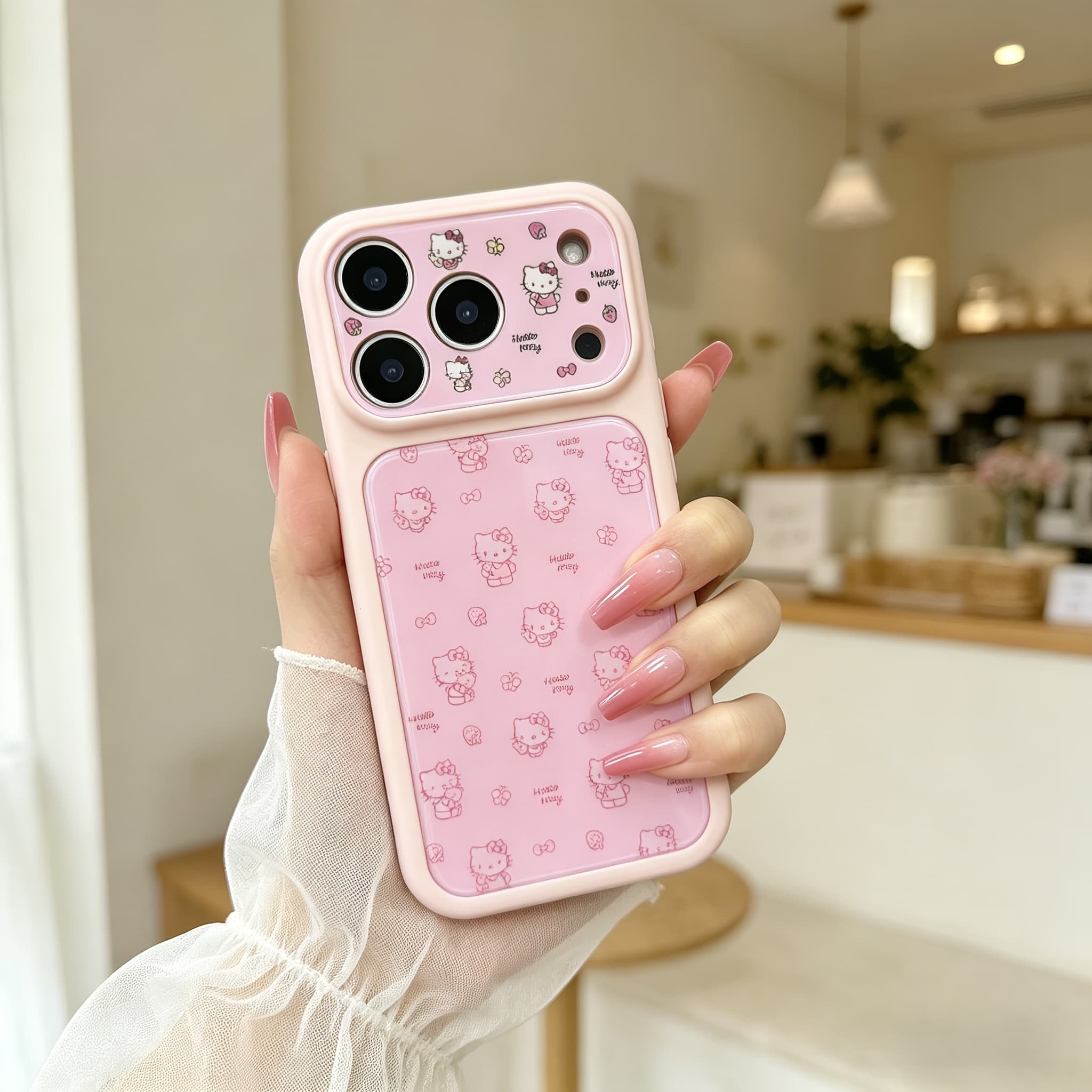 TEMU Phone Case - Sweet And Easy Lines, Teddy Bear Carrying, Suitable For Iphone 17, , 16 Phone Case, 15p New Model