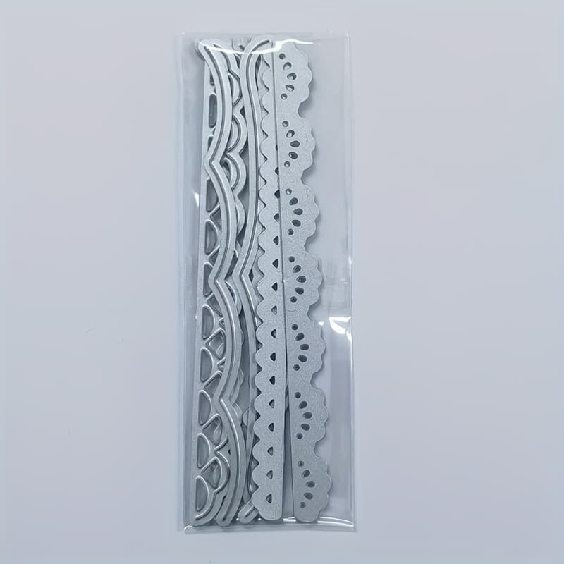TEMU 9pcs/set Lace Card Metal Template Mold Cutting Mold Decoration Die-cutting Photo Album Paper Craft Embossing Card