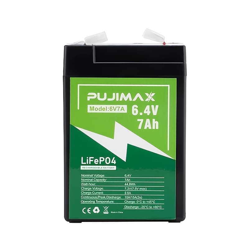 TEMU 6v 7ah Lifepo4 Battery Rechargeable Lithium Battery, Suitable For Scooters, Trolling Motor -- Ship From Usa, 3-5 Days Delivery