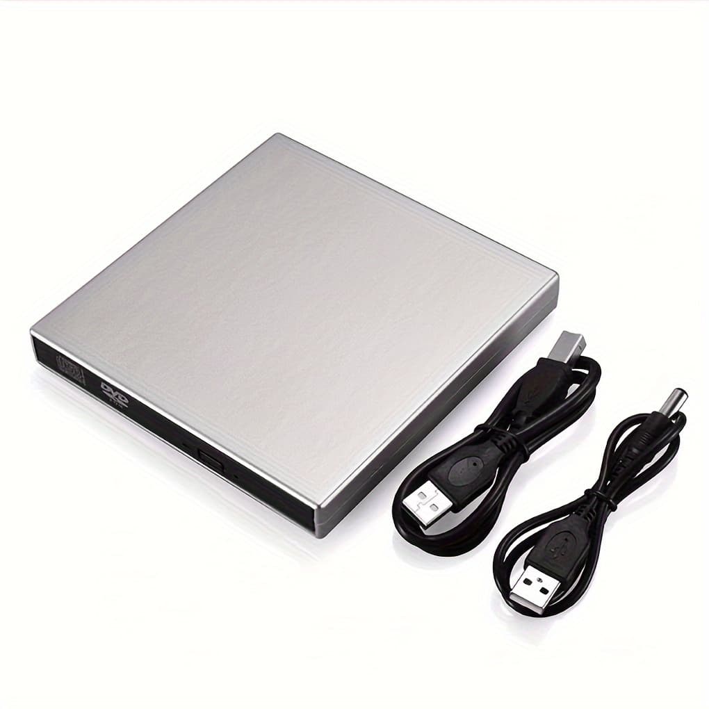 TEMU Writer Portable Usb Interface Shockproof Indoor Outdoor Dvd Driver Noise Cancelling Optical Reader White