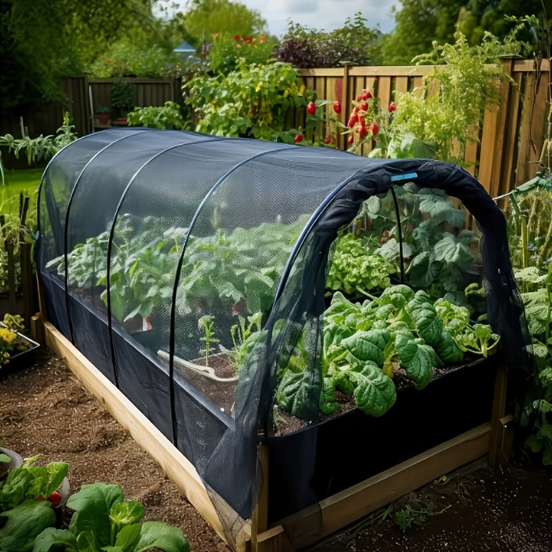 TEMU Outdoor Courtyard Garden Plant Cover - Net, Protective Barrier, Terrace Net - Durable And Breathable - Halloween Decoration