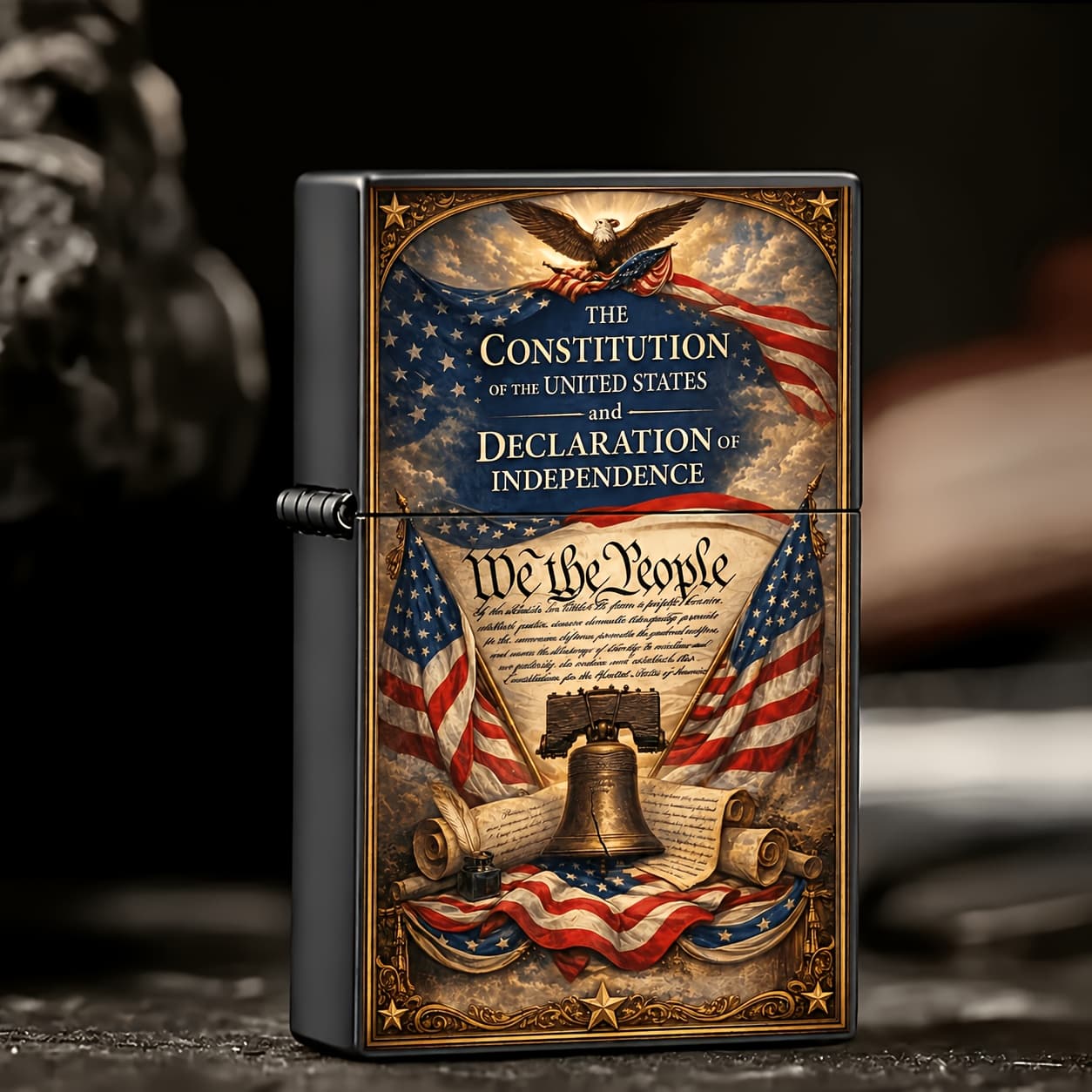 TEMU ( Only, No Internal Components) Us Of Lighter Case - Durable And Reliable, Suitable For Butane And , Compatible With Equivalent Lighters. A Great Gift.