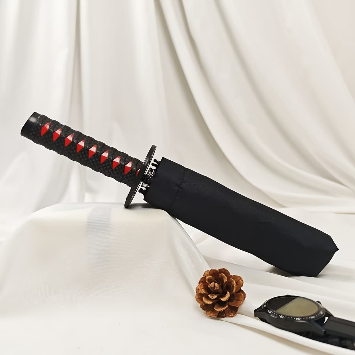 TEMU Umbrella With Handle, 20% Off Windproof Travel Umbrella, Lightweight And Portable Foldable Rain And Sun Umbrella For Outdoor Use