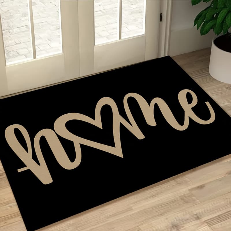 TEMU 1pc Doormat, Washable Floor Mat, For Entrance Door, Bathroom, Living Room, Laundry Room, Home Decoration, Spring Decoration