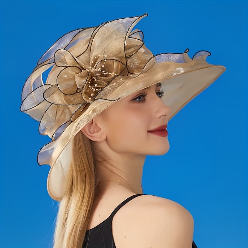 TEMU This Elegant And Velvet Top Hat For Ladies Is Suitable For Formal Occasions And Banquets. As A High- Hat, Exuding An Air ,
