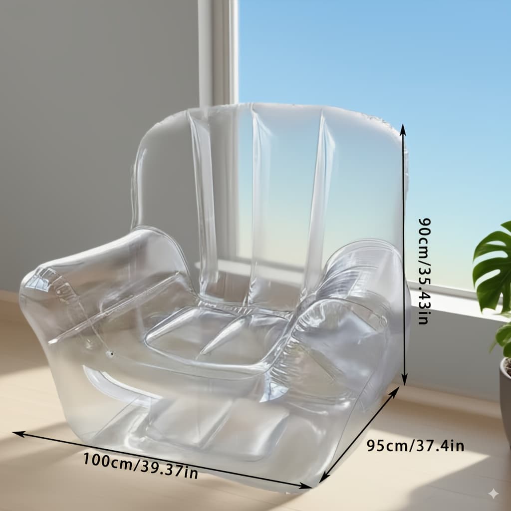 TEMU Diy Transparent Doll Sofa Cover - Pvc Stuffed Animal Storage Rack For Plush Toys, Cute Miniature Furniture For Room Decor & Collectibles (no Included)