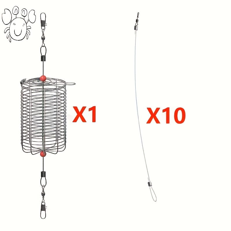 TEMU Suitable For , Rocks, Freshwater, Offshore, Etc. It Very Suitable For Use On , Or Docks Pack Of 1)(10 Hooks/12 Hooks)