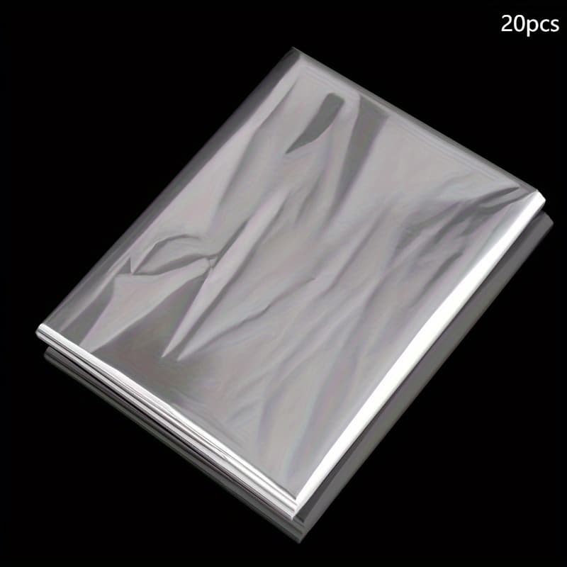 TEMU 20-pack Clear Basket Bags, 24" X 30" Large Clear Cellophane Packaging For Baskets, Gift Gift Wrapping And More