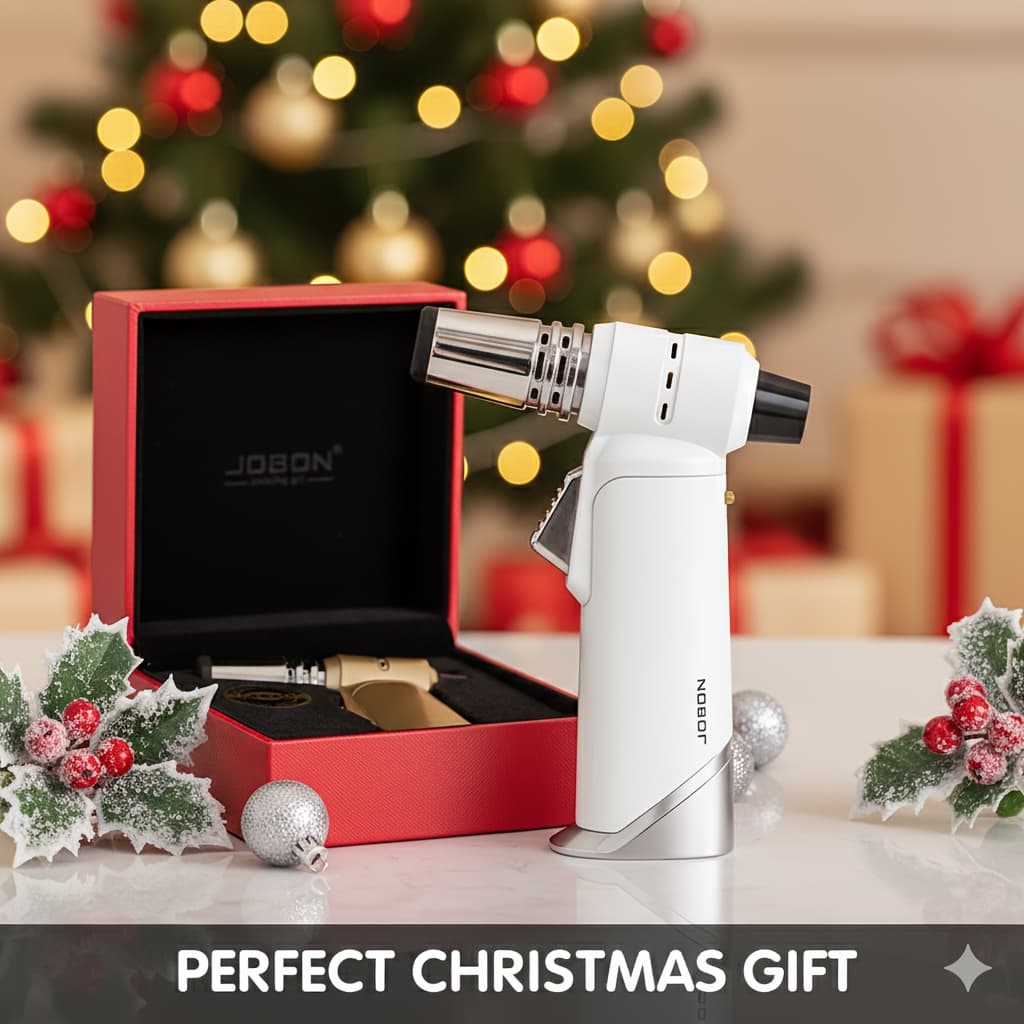 TEMU 1pc Jobon Handheld Lighter, Refillable Kitchen Igniter With Safety Lock And Gift Box. 's Day Gift For Boyfriend/husband, Culinary Tool For Bbq And Cooking (gas Not Included)