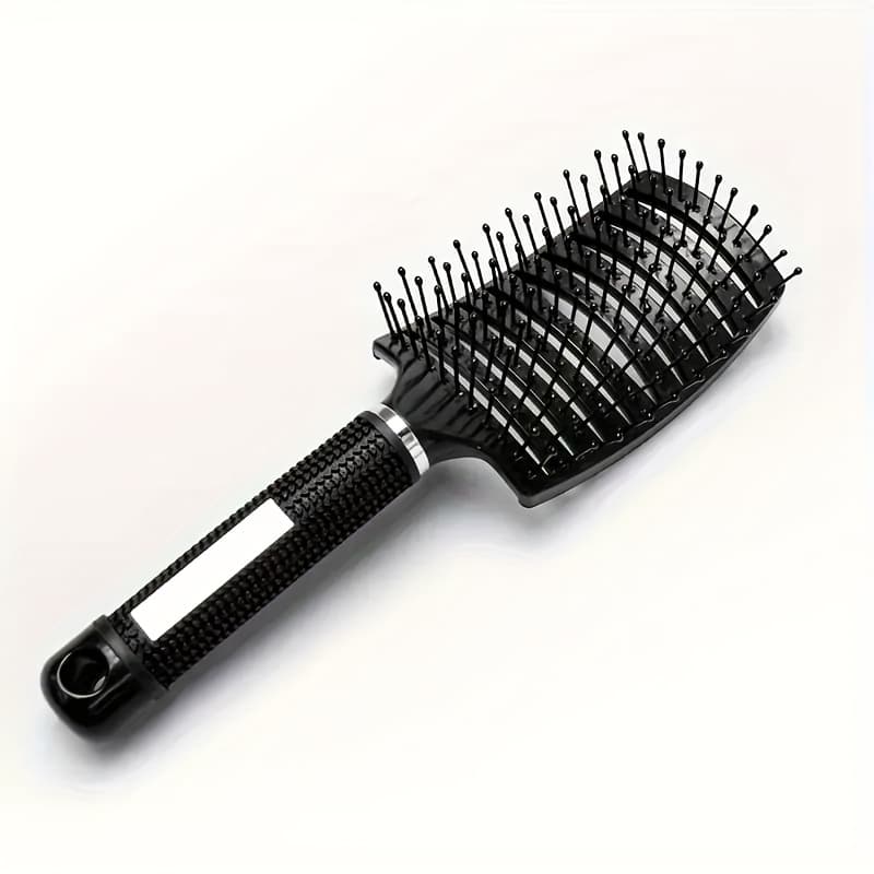 TEMU Fashion Styling Comb, Detangling And Scalp Massage Brush, Wide- For Quick Detangling, Suitable For All Hair Types, Ideal Gift For Back-to-, Halloween, And Christmas