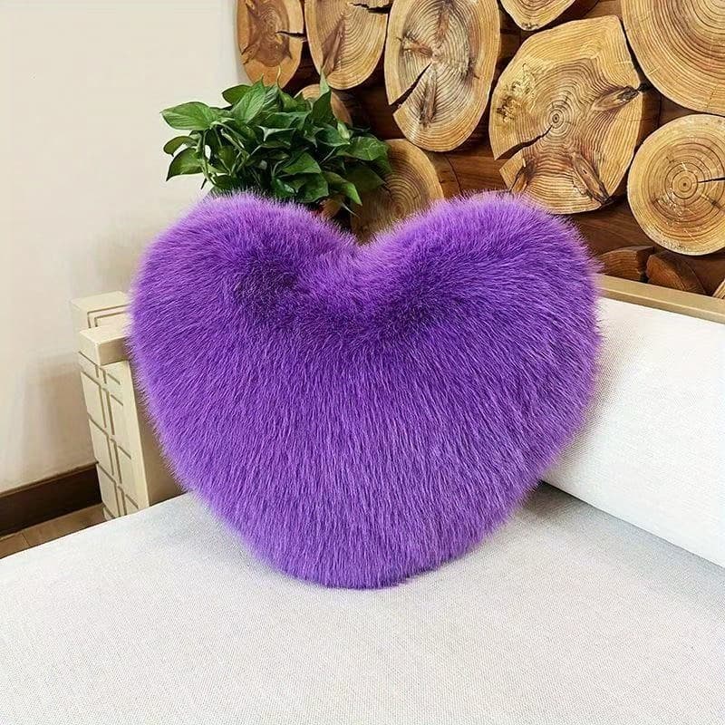 TEMU 1pc -shaped Pillow -shaped Cushion Sofa Living Room Decoration Pillow Birthday Gift Fox Plush Cushion, Fluffy Comfortable , Sofa Cushion, Bedside Pillow, With Filling, Washable Non-shedding
