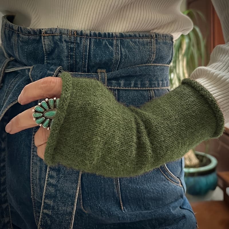 TEMU Fingerless Gloves Warm Arm Warmers Wrist Warmers Long Warm Arm Sleeves Texting Gloves