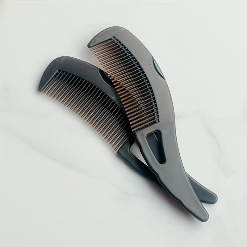 TEMU 2pcs Oil-prone Tooth Comb Kit For Scalp Massage And Detangling, Suitable For Men And Women