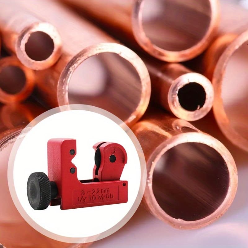 TEMU 1pc Metal Pipe Copper Pipe Cutter 3-22mm Pipe Cutter Aluminum Pipe Water Pipe Air Conditioning Tool Maintenance Refrigerator