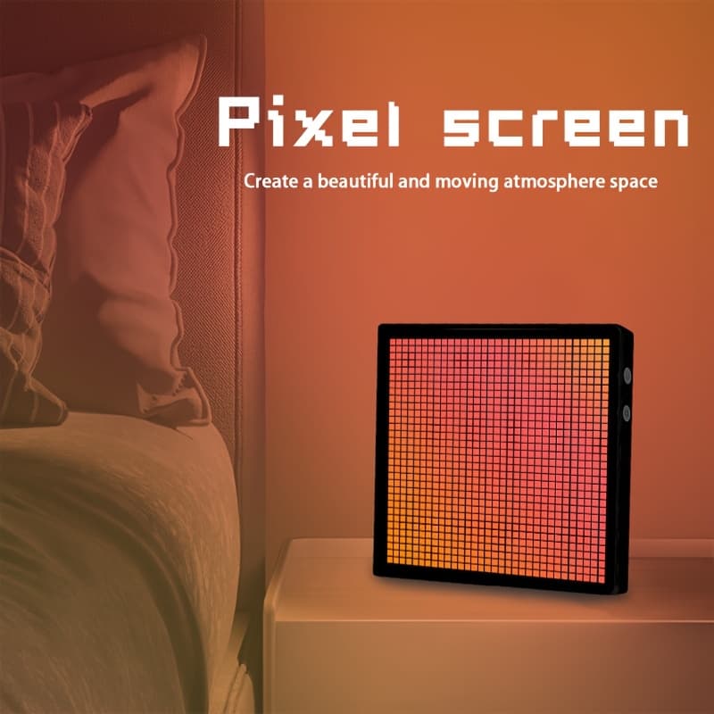 TEMU 64x64 Pixel With App Control & Led Backlit - -bit/ Video Game Display, Programmable Screen For Home/office/tv-, - (low Voltage) - Compatible With -like