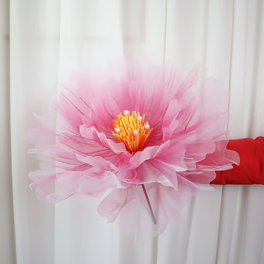 TEMU 40cm Spray Color Peony Window Decoration Simulation Yarn Flower Wedding Layout Decoration Screen Peony Large Road Lead Fake Flower