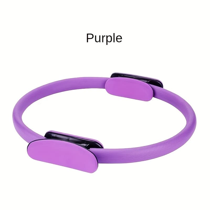 TEMU Fitness Ring Yoga Pilates Single Color Elastic Training Ring - Home Resistance Stretching Equipment - Ring - Strength Training Yoga Equipment