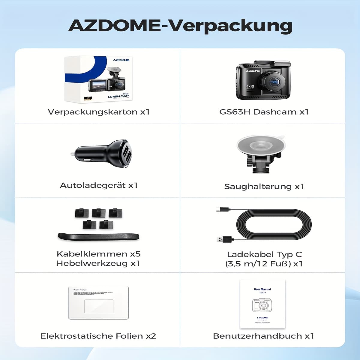 TEMU Azdome 4k Dash , 170° Wide Angle , Vision, Built-in Gps And Wifi, Parking Monitor, Loop Recording, Max Support 128g Card, .