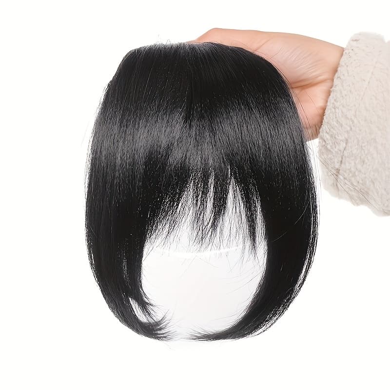 TEMU Three-card Qingyakesi Small Bangs, Suitable For Daily Wear, One-second Wear, Face Becomes Smaller, Perfectly The Problem Of Frontal Baldness