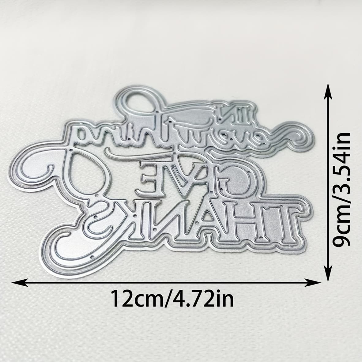 TEMU 1pc Metal Die Cut, Scrapbooking Embossing Stencil, Handmade Greeting Card Making Metal Cutting Dies, Gift Card Making Tools