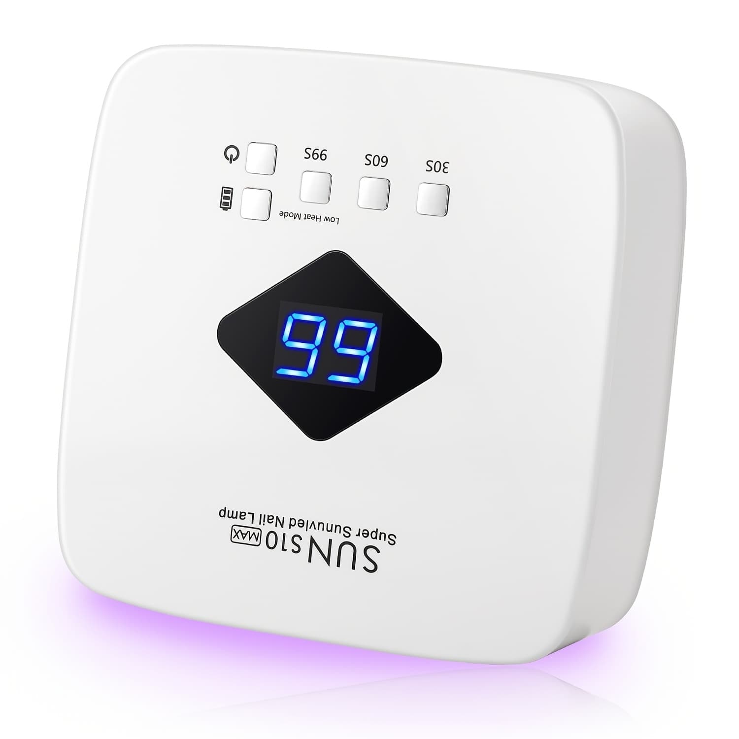 TEMU Nail Tech Supplies 30 Led 3 Timers Nail Lamp Gel Porfessional Safe Rechargeable Portable Wireless Nail Polish Dryer