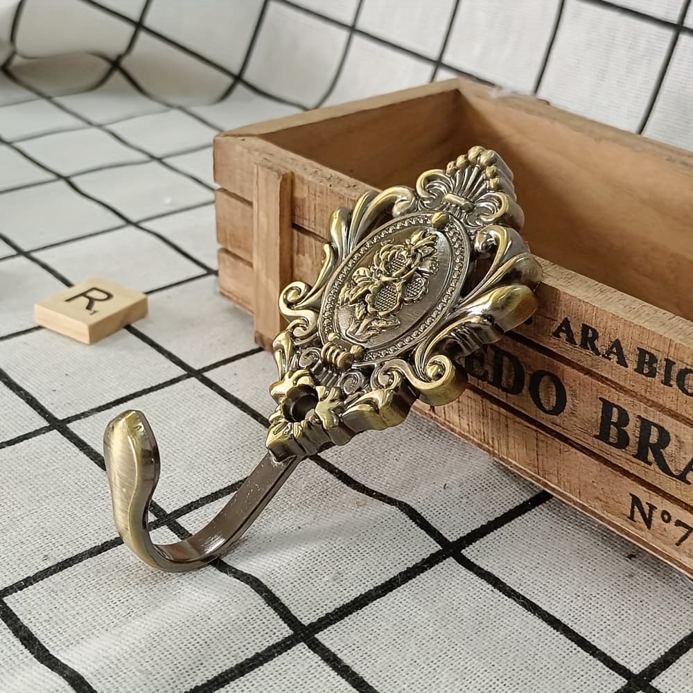 TEMU Light Luxury Vintage Hooks For Living Room, Bathroom, Towel, Coat, And Wall Decoration