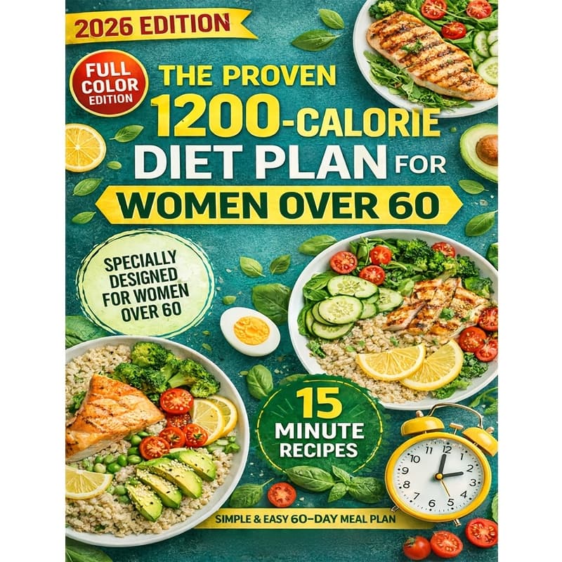 TEMU The Proven 1200-calorie Diet Plan For Women Over 60: A Foolproof 60-day Meal Plan With Quick, Easy, And Affordable Recipes Ready In 15 Minutes To Shed Pounds And Look Younger Without Starving