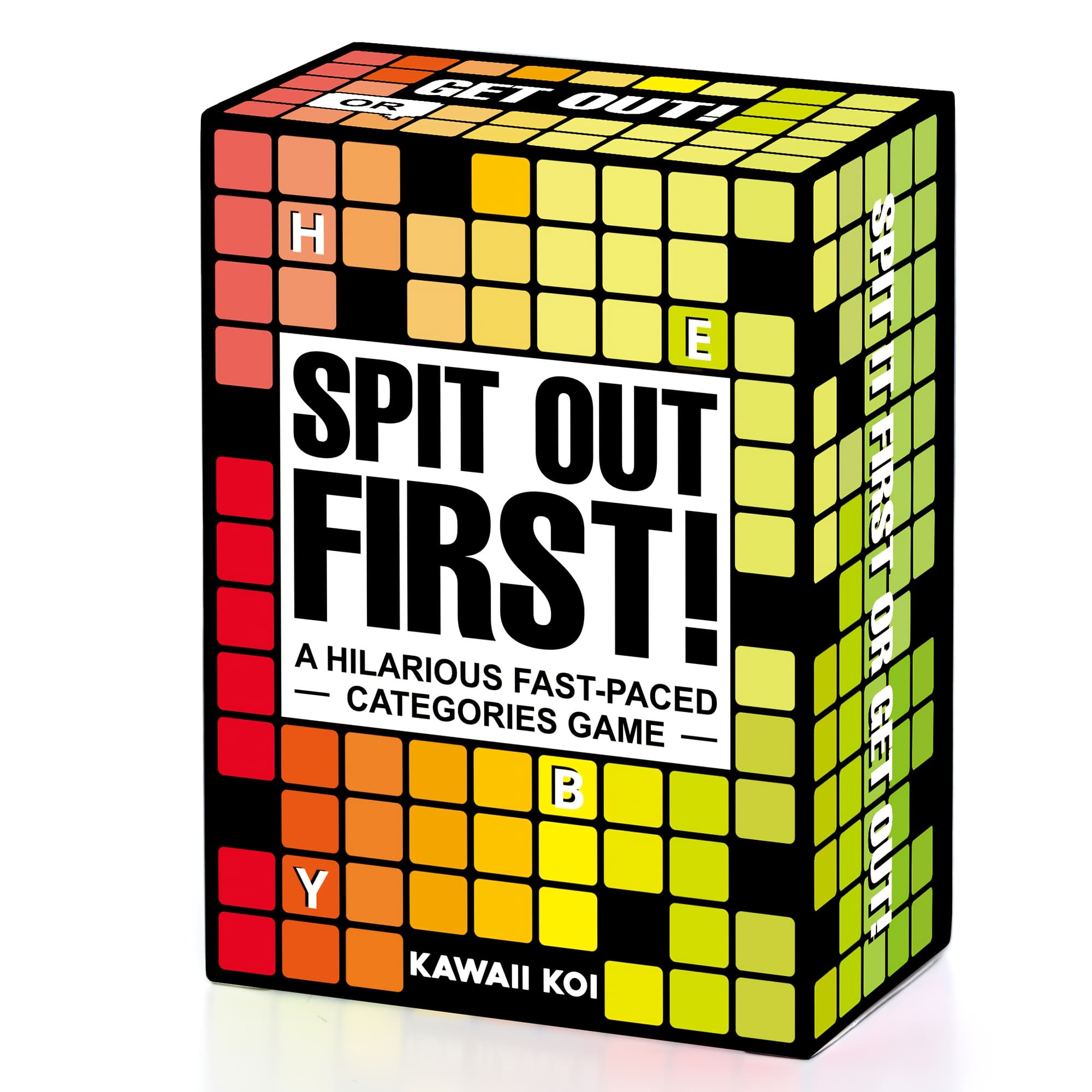 TEMU Categories Of Party Games: And Game Called Spit Out First, Suitable 14 And Older, For 2 To 7 Players Or Teams - Includes 107 Word Flash Cards, Ideal For Family And Party Gifts