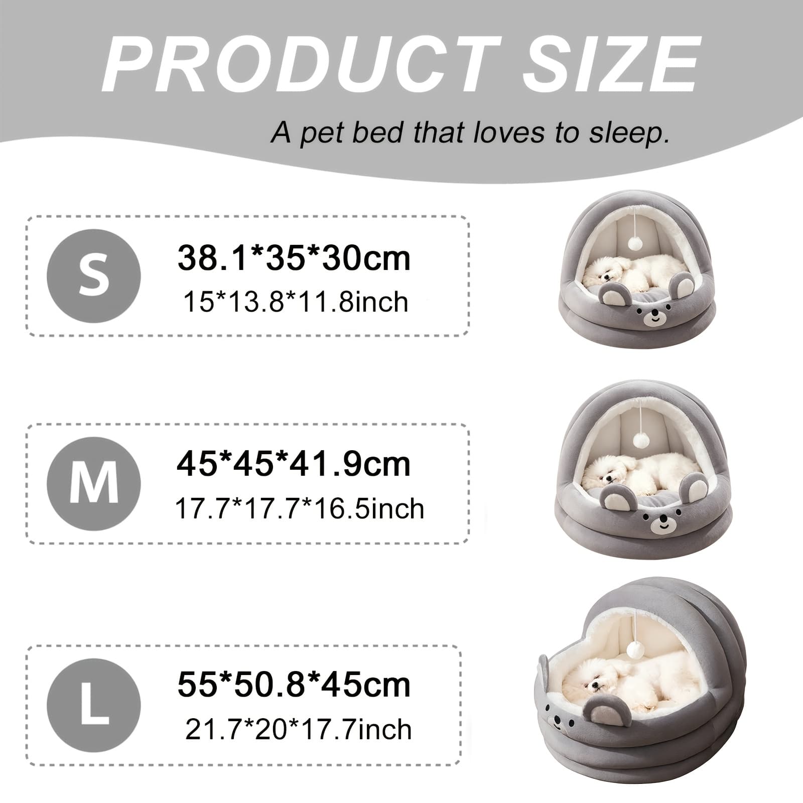 TEMU Cute Cat Nest Mat, Detachable, Plush, Thick, Comfortable And Warm Pet Nest