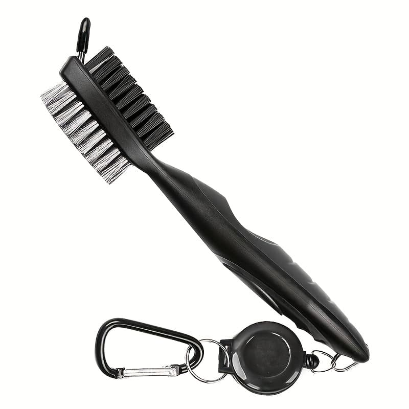 TEMU Dual-sided Golf Club Brush In Multiple Colors, A Convenient Tool For Cleaning Putter And Iron Club Heads, Golf Accessories For Men, Golf Club Cleaner, Golf Brush, Golf Equipment And Accessories