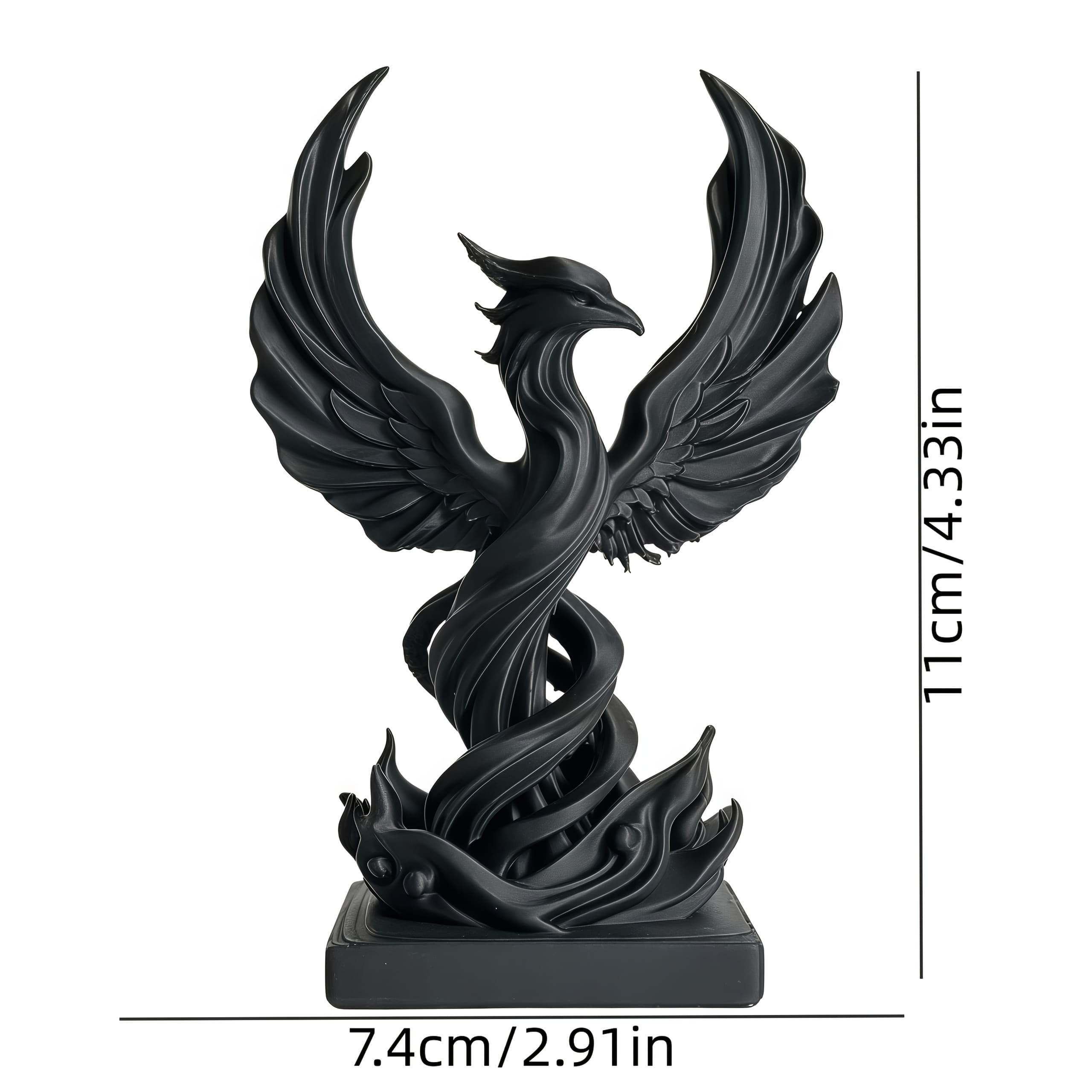 TEMU 1pc Gothic Statue - Sculpture With Diy Coloring Suitable For, Plastic Figure For Shelf Display, Mysterious Gift For Christmas, Valentine', For Bedchamber,, Gothic