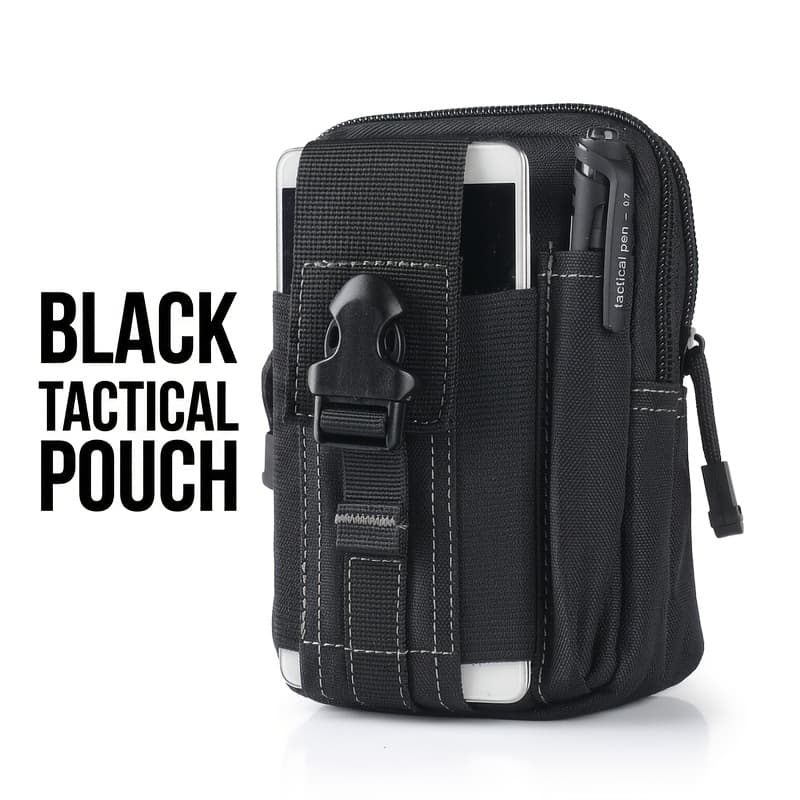 TEMU New Outdoor Multi-functional Tactical Waist Pack For Men, Running Cycling Camping Phone Pouch, Lightweight And Durable Wearable Wallet, Item No.: Xbc01688/a40-pcssckk