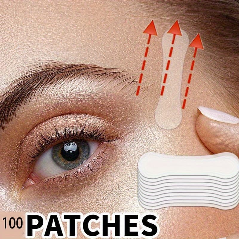 TEMU 100pcs Of Invisible Surface , Instant V-shaped Lift Patch For Chin And Cheeks