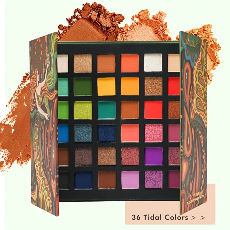 TEMU 19 Colors Eyeshadow Palette | Ultra Pigmented & , , Perfect For Parties & Festivals, Your