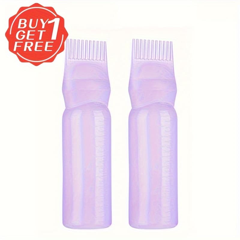 TEMU 2pcs Hair Oil Applicator Bottle Filling Bottle Oil Applicator Bottle For Hair Professional Hairdressing Tools