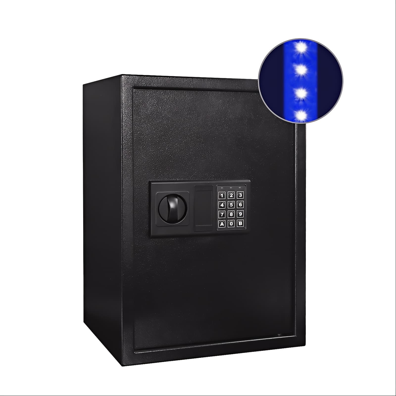 TEMU With Digital Keypad Lock, 19.7 X 13.8 X 11.8 Inch With Interior Lining And Down Kit, Secure Documents, Jewelry, And , No Battery