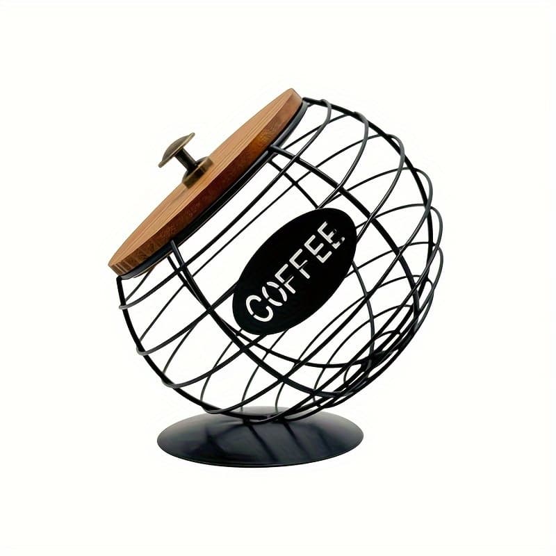 TEMU 1pc Basket - Capsule Holder With Slanted Design For Home, Bar, Display