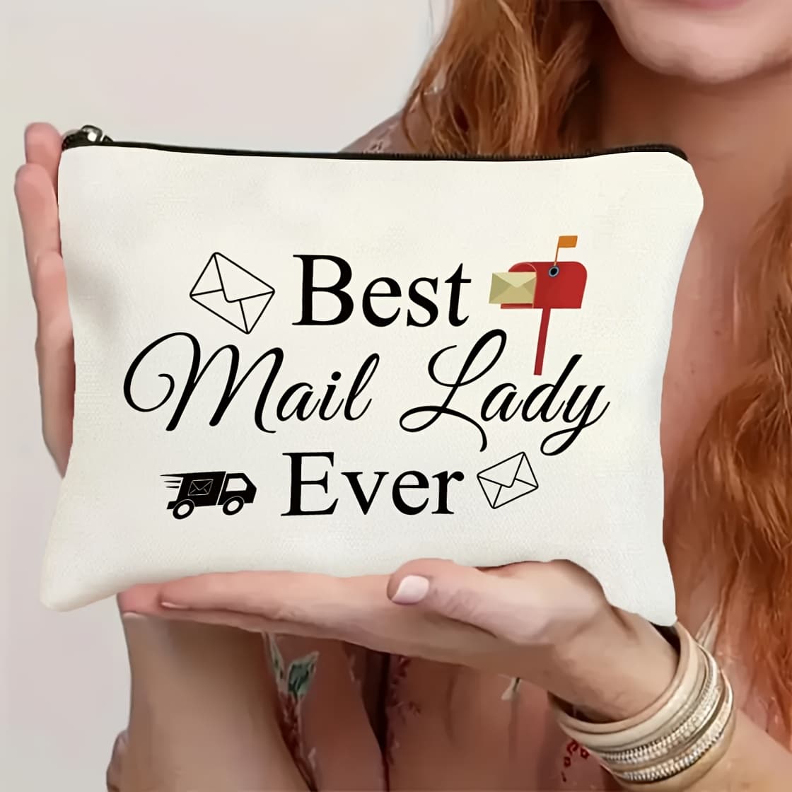 TEMU Carrier Appreciates The Gift Of A Makeup Bag - An Ideal Present For Birthdays, Christmas, Or Retirement, Designed As A Practical And Stylish Gift For Postal Workers