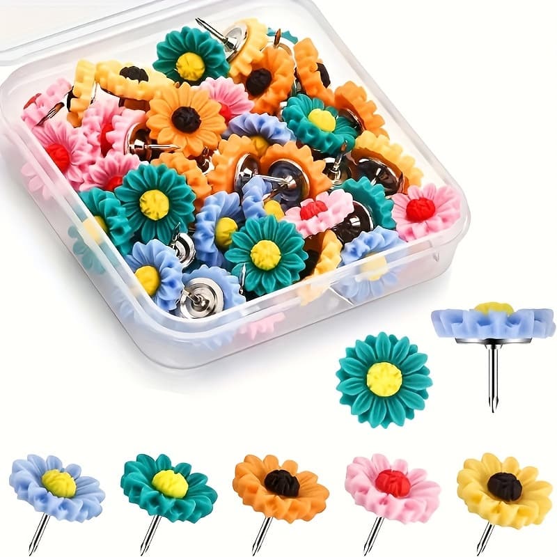 TEMU 36pcs Pin Set - Decorative For Boards, & Bulletin Boards -