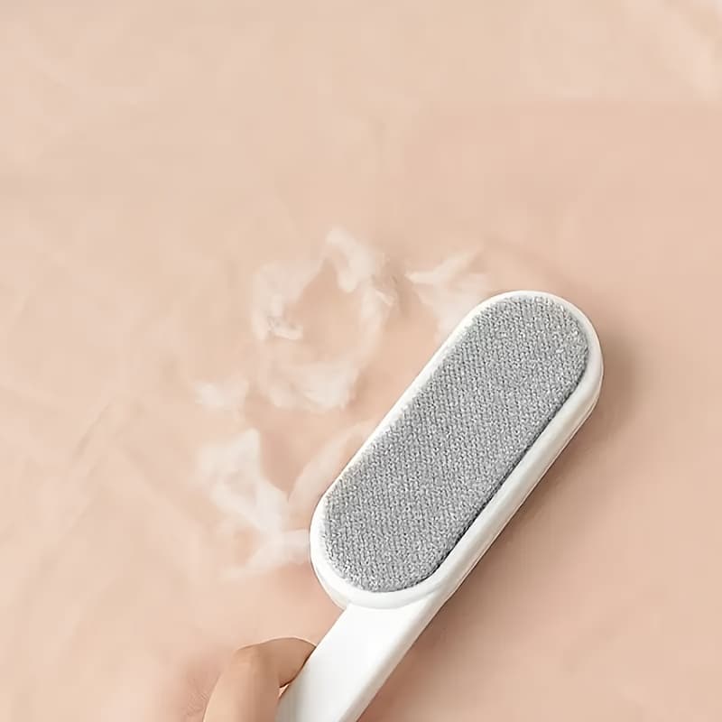 TEMU Reusable Lint Remover Brush, For Clothes, Bedding, Sofas, Furniture And Carpets Manual Dusting Tool - Electrostatic Eliminator With Plastic Handle Without Power Supply Lint Remover For Clothes