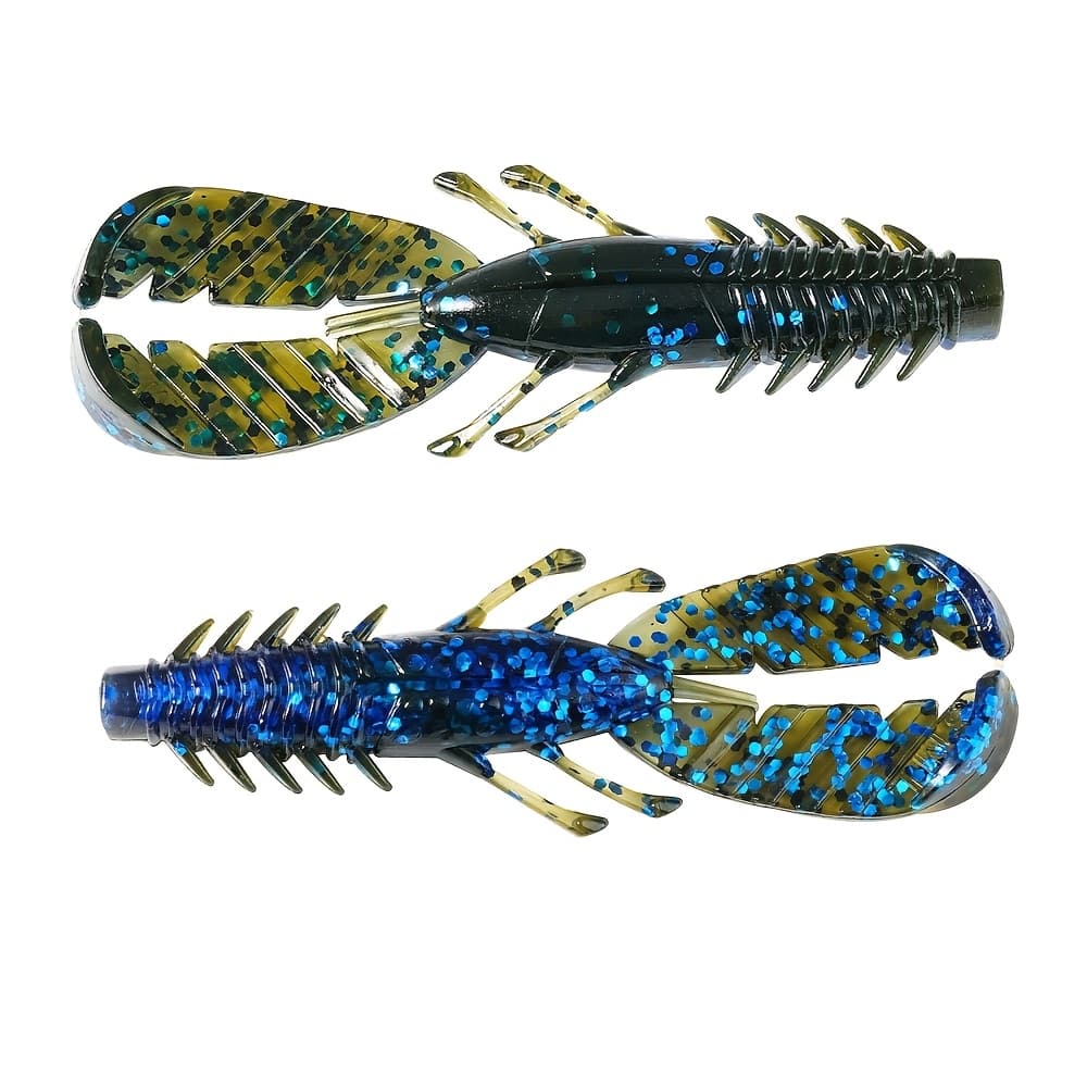 TEMU Sunmile's -inch Floating Shrimp Lure, Designed For And Perch Fishing, Featuring A Soft Worm And Shrimp.