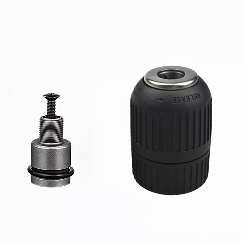 TEMU 2pcs 1/2 Inch Hex Socket Drill Bit Set, Drill Set, Self-locking Keyless Drill Bit, Metal Drill Converter, Suitable For Electric Wrenches, From 2.0mm/0.08in To 13mm/0.51in Bits
