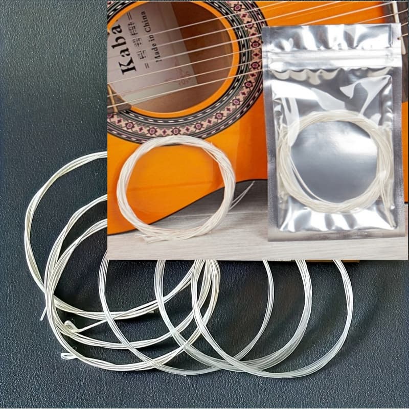 TEMU Classical Guitar String Cg-01 Nylon Set, Essential For Music Enthusiasts