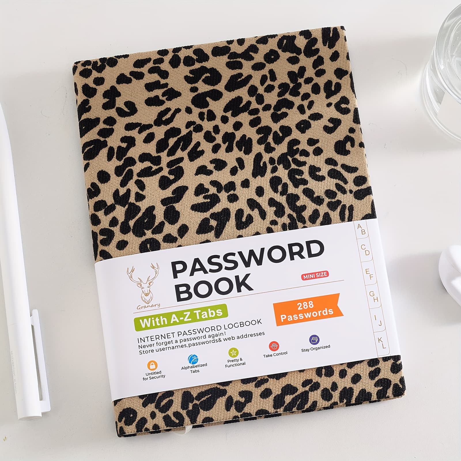 TEMU Password Book-alphabetized Internet Address Organizer With A-z Tabs- Website & Computer With Alphabetical Tabs. Journal For .