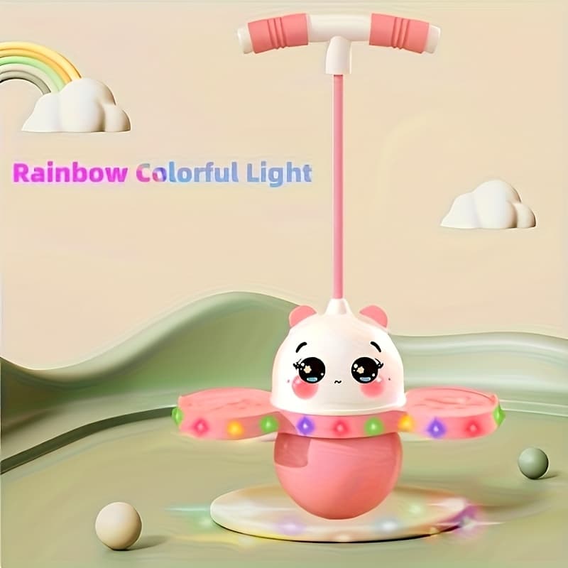 TEMU New Led Illuminated Bouncing Ball - A Fun And Toy Suitable For Children, With Colorful Lights, Suitable For Indoor And Outdoor Use, Is For Boys And Girls