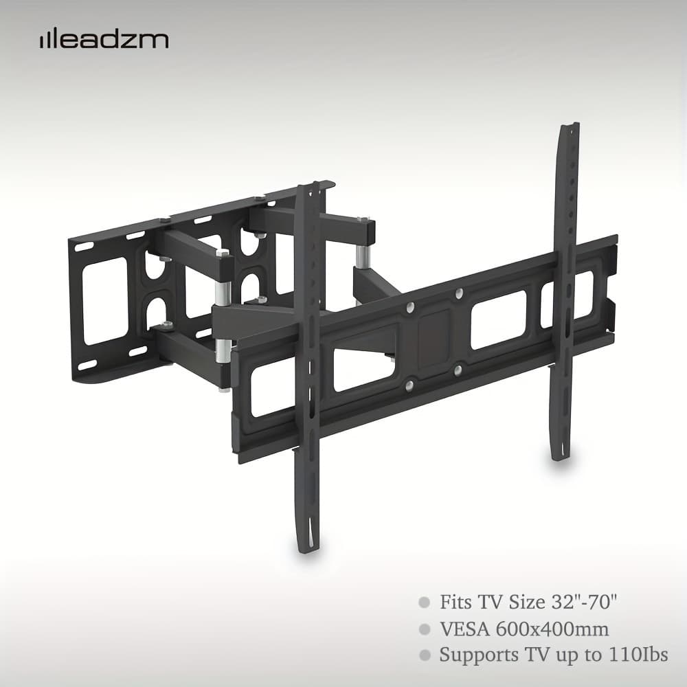 TEMU 32-86 Inch Double Pendulum Large Base Tv Stand -101 Bearing 50kg/vese600*400/upper And Lower-10~ 10°